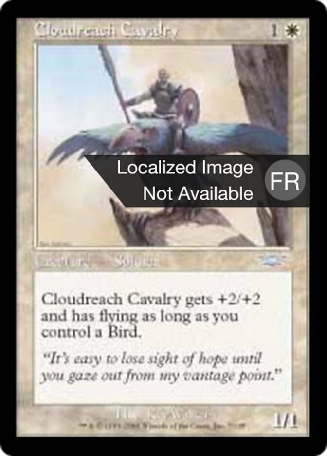 Cavalerie chasse-nuages — Legions 7/145