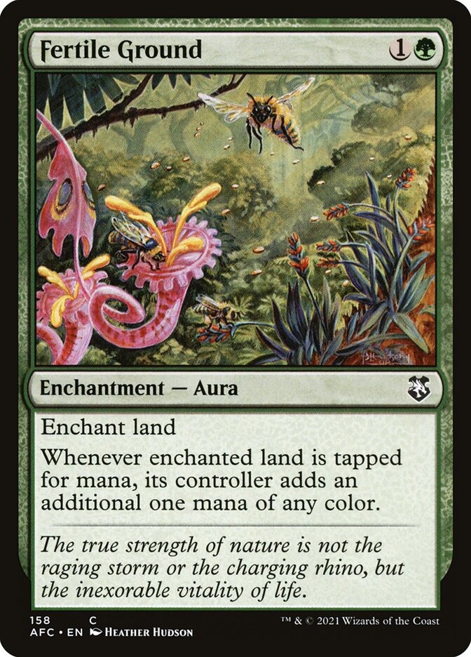 Terrain fertile — Forgotten Realms Commander 158/331