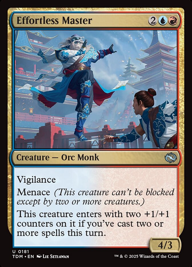 Effortless Master — Tarkir: Dragonstorm 181/427