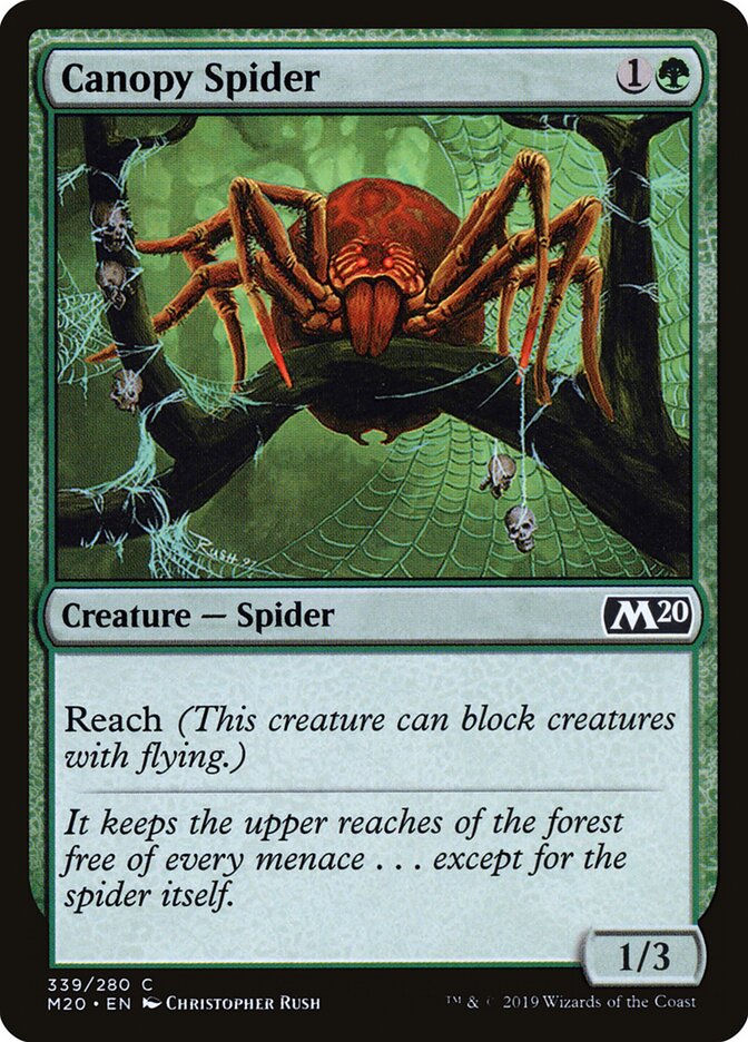 Canopy Spider — Core Set 2020 339/345