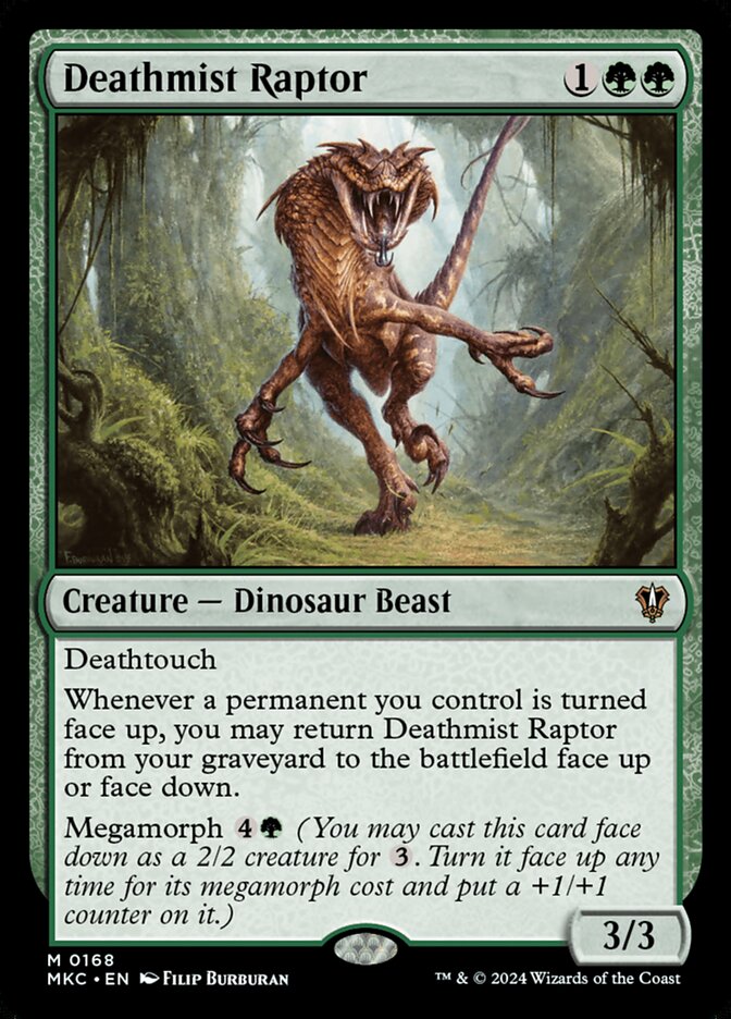 Raptor mortebrume — Murders at Karlov Manor Commander 168/358