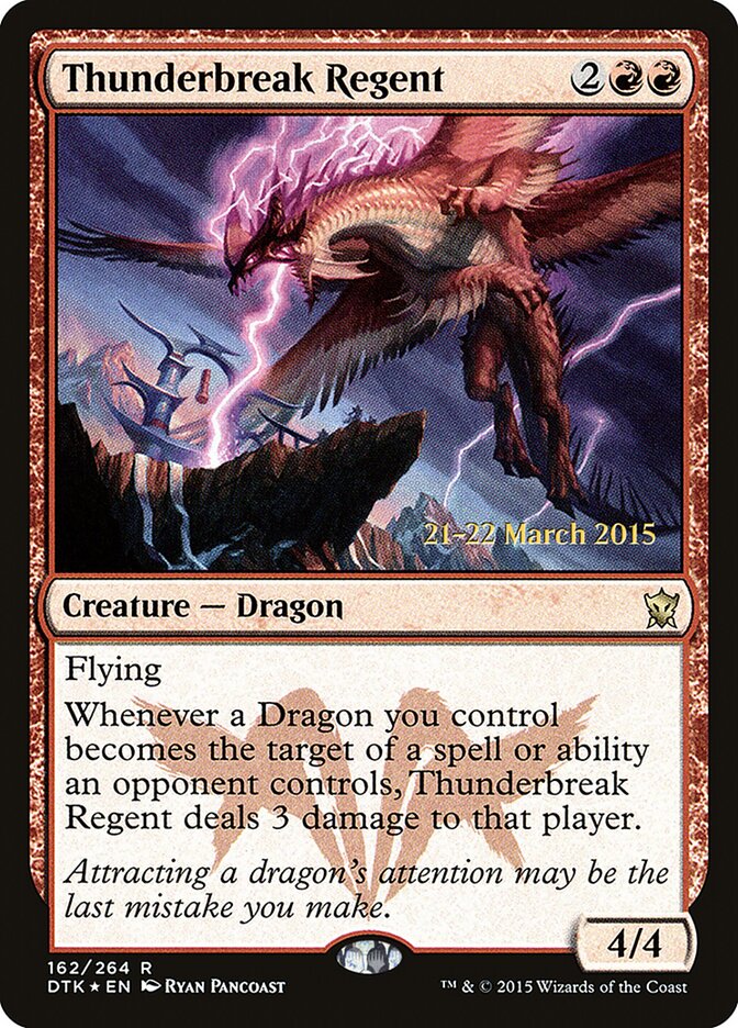 Thunderbreak Regent — Dragons of Tarkir Promos 162s/51