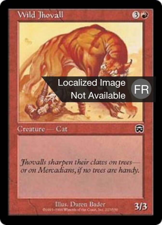 Jhovall sauvage — Mercadian Masques 227/350