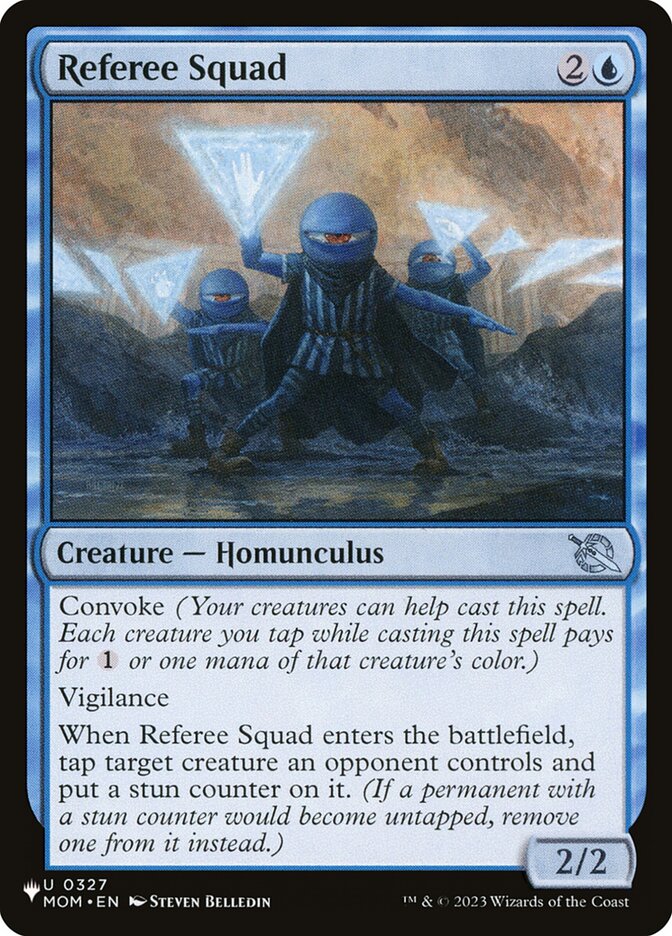 Referee Squad — The List MOM-327/5581