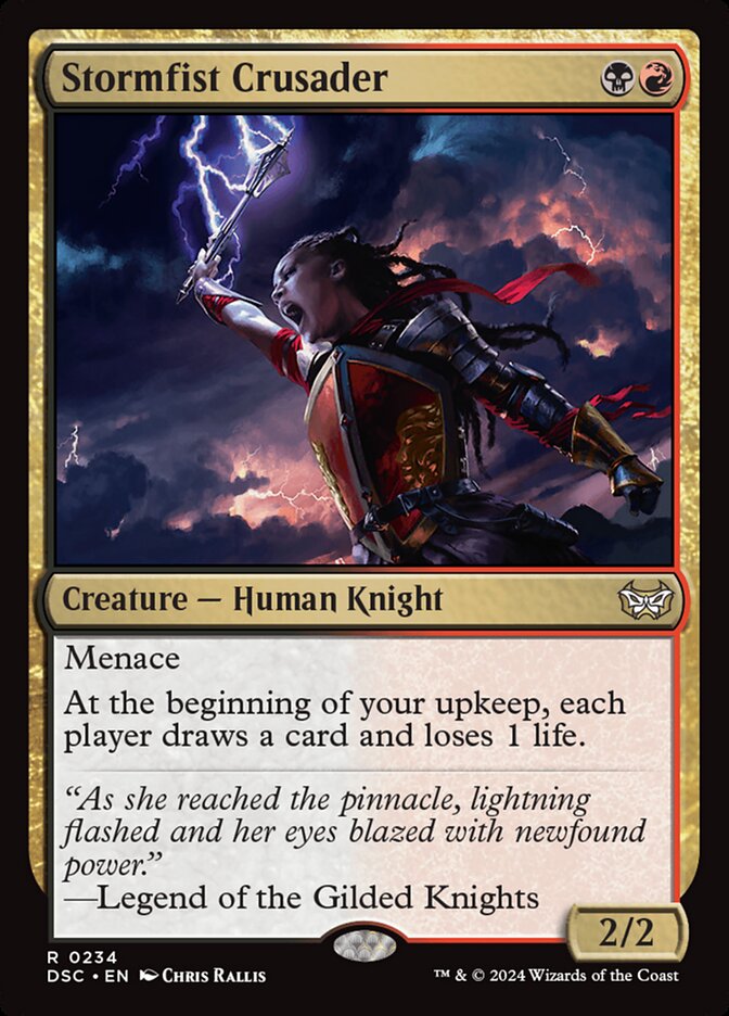 Stormfist Crusader — Duskmourn: House of Horror Commander 234/373