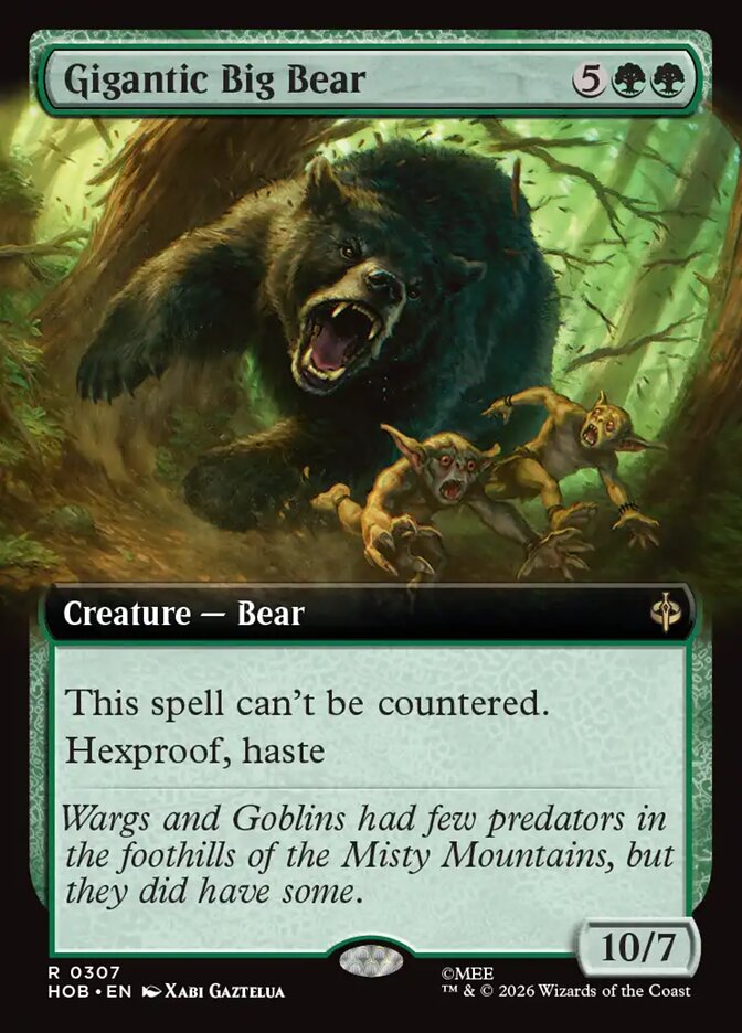 Gigantic Big Bear — The Hobbit 307/321