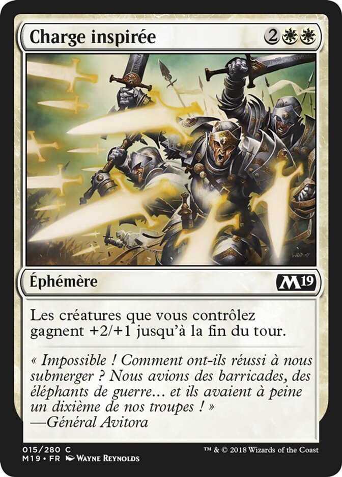 Charge inspirée — Core Set 2019 15/314