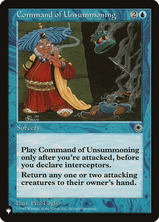 Command of Unsummoning — The List POR-48/5581