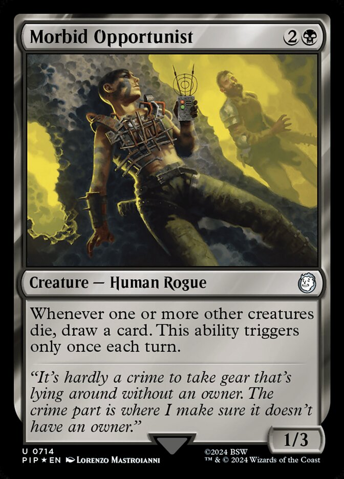 Morbid Opportunist — Fallout 714/1068