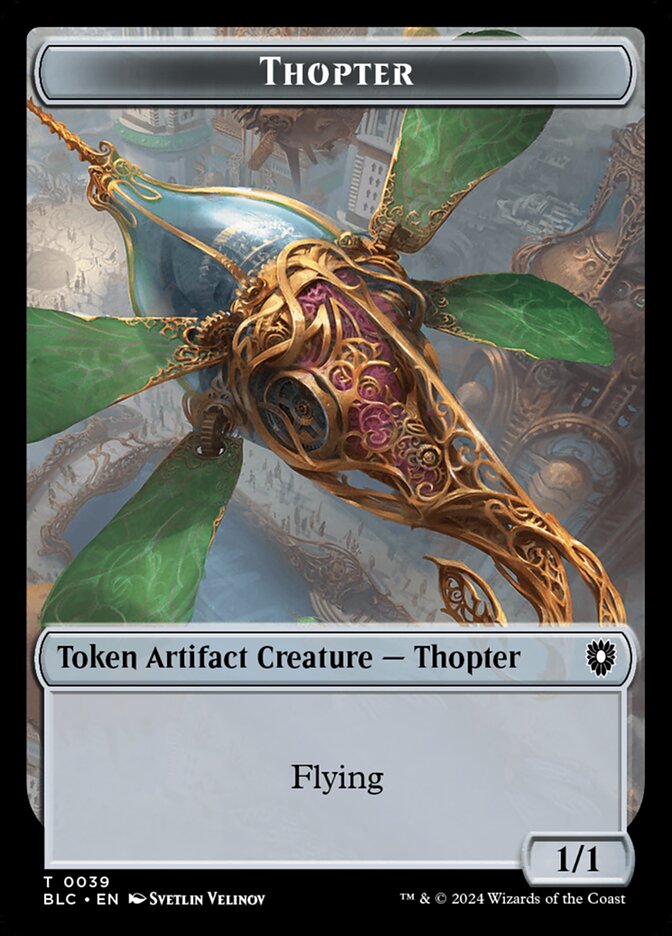 Thopter — Bloomburrow Commander Tokens 39/41