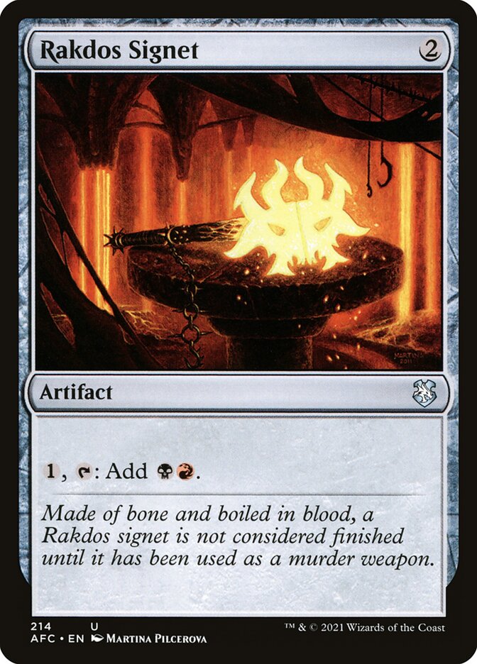 Rakdos Signet — Forgotten Realms Commander 214/331