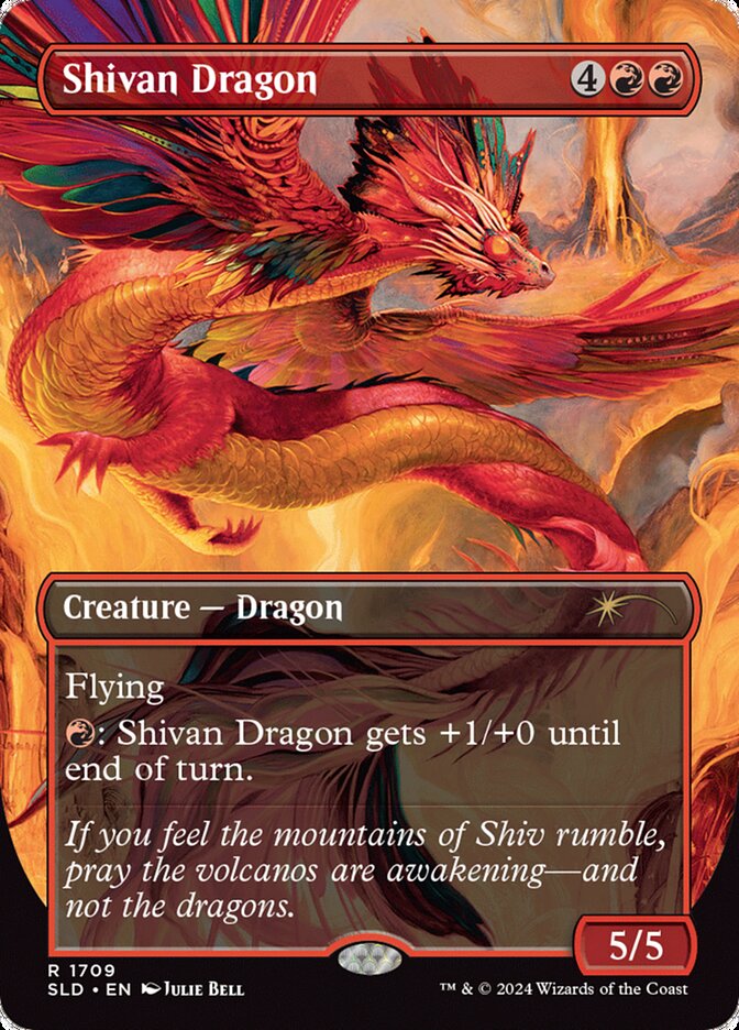 Shivan Dragon — Secret Lair Drop 1709/2754