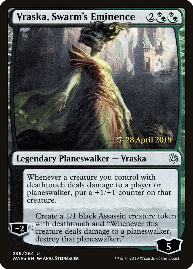 Vraska, Swarm's Eminence — War of the Spark Promos 236s/176