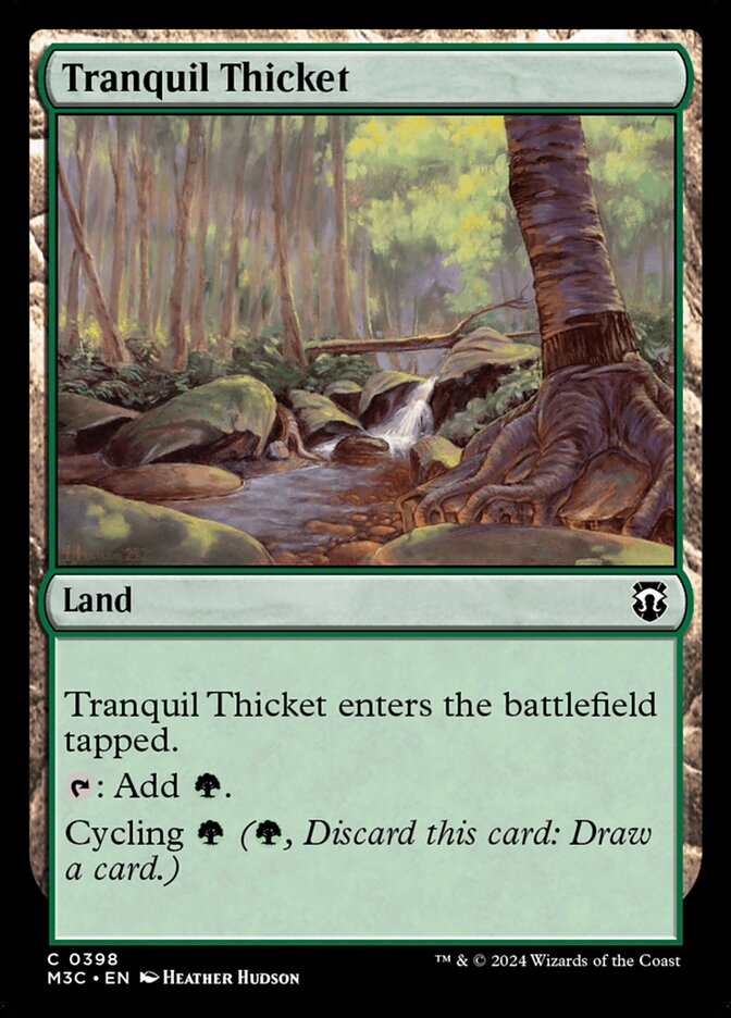 Tranquil Thicket — Modern Horizons 3 Commander 398/398