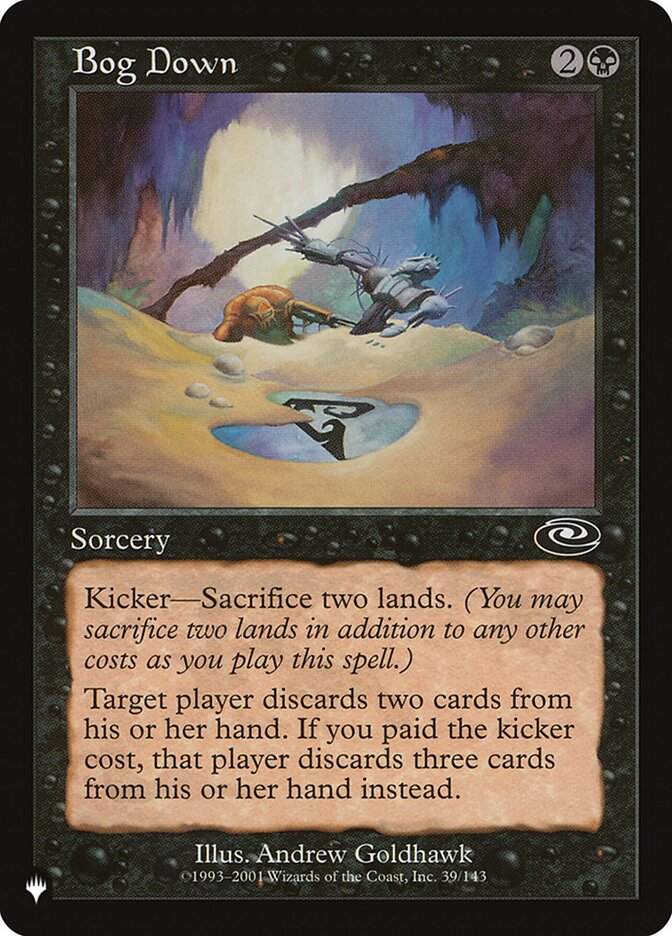 Bog Down — The List PLS-39/5581