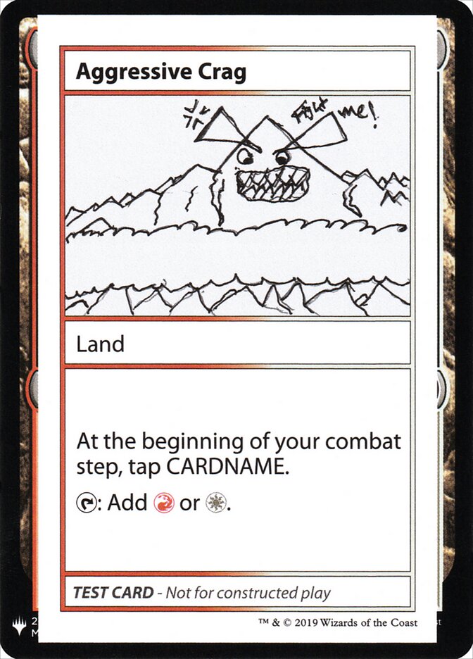 Aggressive Crag — Mystery Booster Playtest Cards 2019 112/121