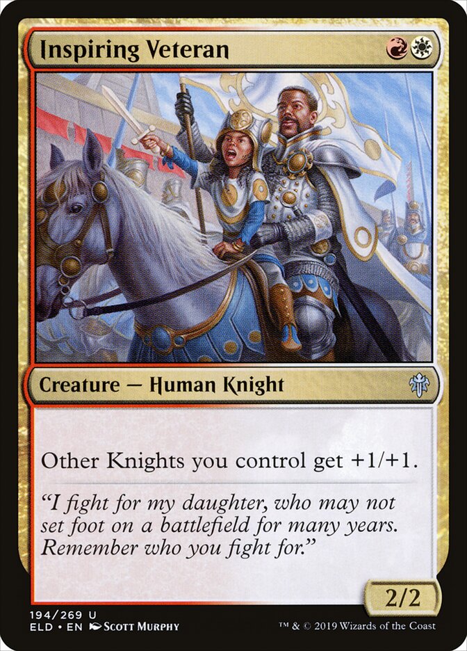 Inspiring Veteran — Throne of Eldraine 194/398