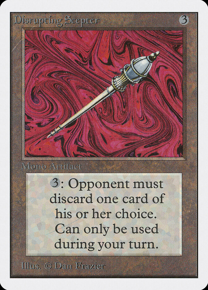Disrupting Scepter — Unlimited Edition 243/302