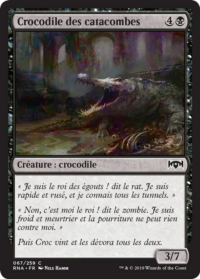 Crocodile des catacombes — Ravnica Allegiance 67/273