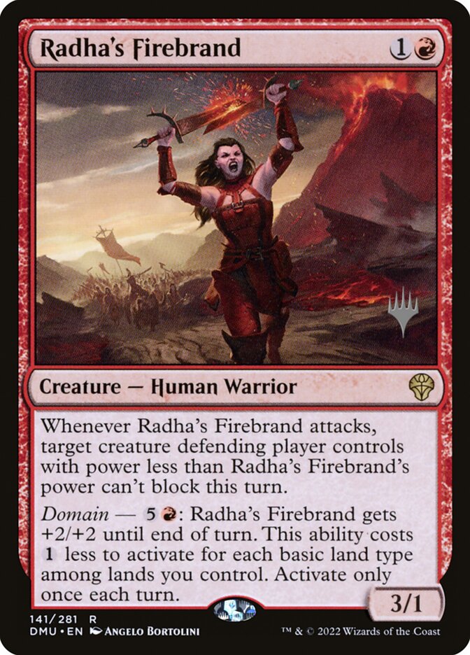 Radha's Firebrand — Dominaria United Promos 141p/161