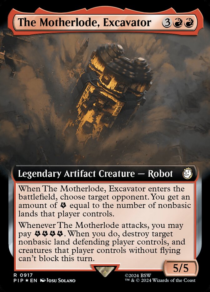 The Motherlode, Excavator — Fallout 917/1068