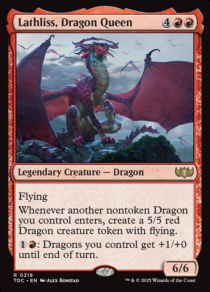 Lathliss, Dragon Queen — Tarkir: Dragonstorm Commander 219/413