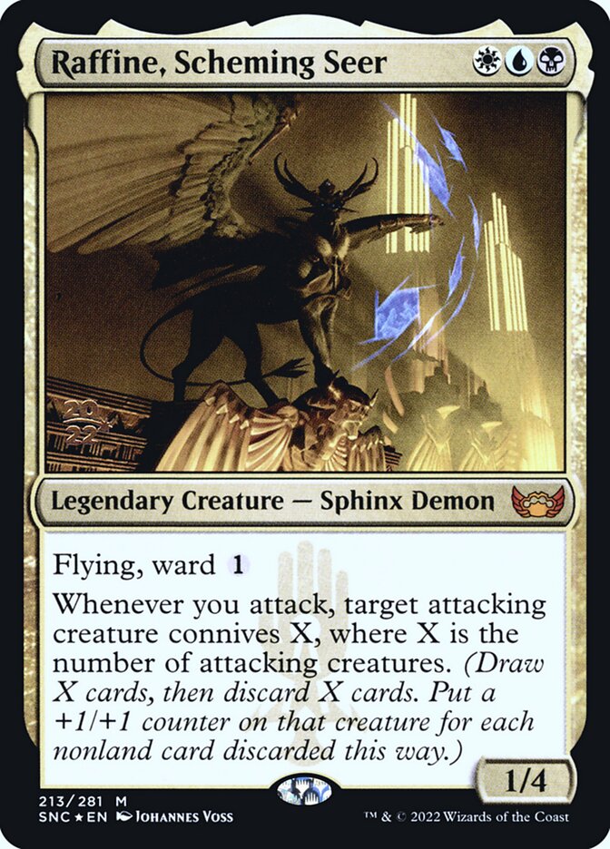 Raffine, Scheming Seer — Streets of New Capenna Promos 213s/161