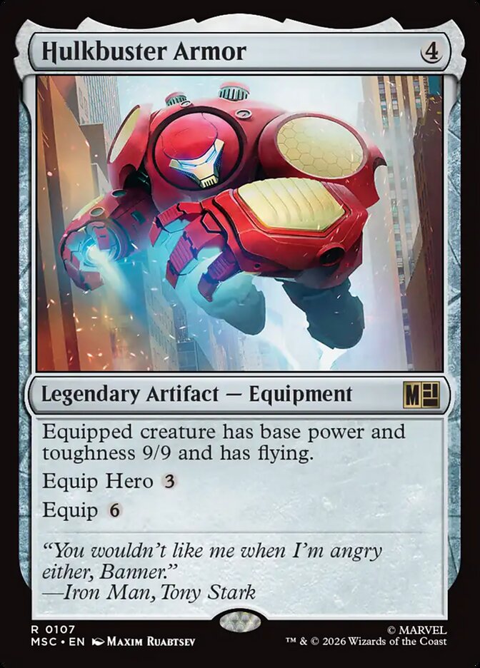 Hulkbuster Armor — Marvel Super Heroes Commander 107/866