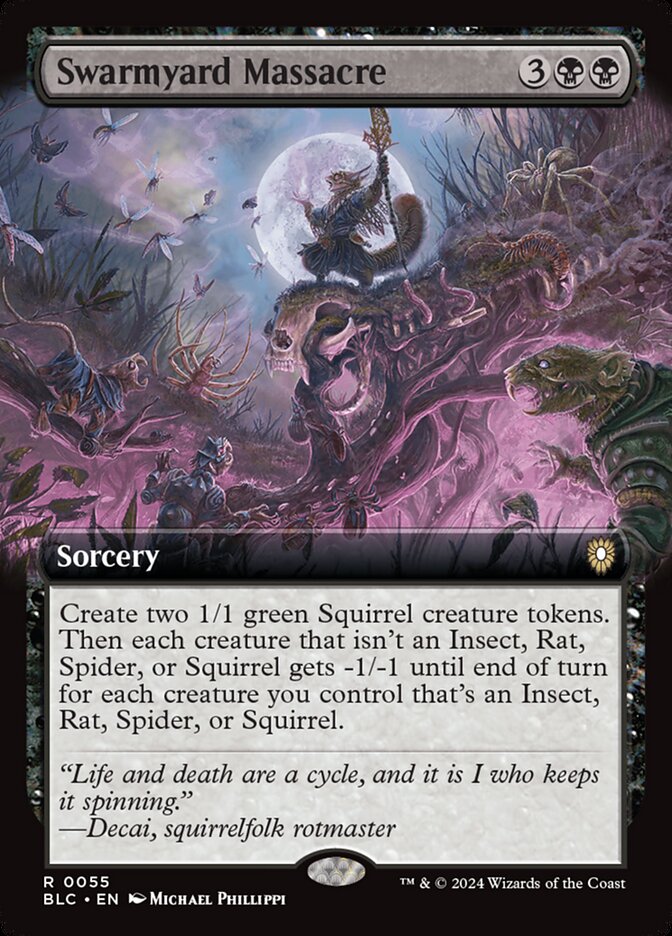Swarmyard Massacre — Bloomburrow Commander 55/356