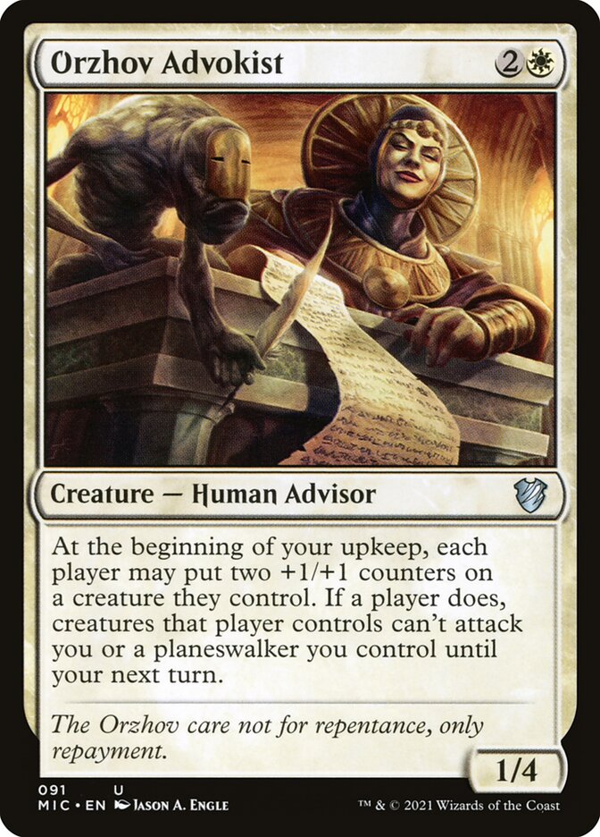 Orzhov Advokist — Midnight Hunt Commander 91/187