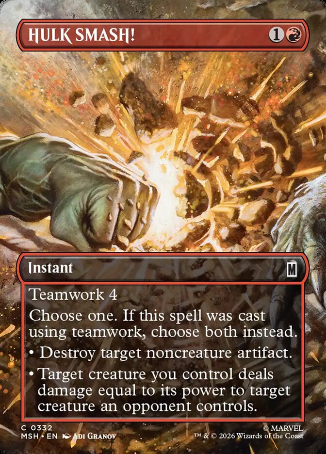 HULK SMASH! — Marvel Super Heroes 332/453