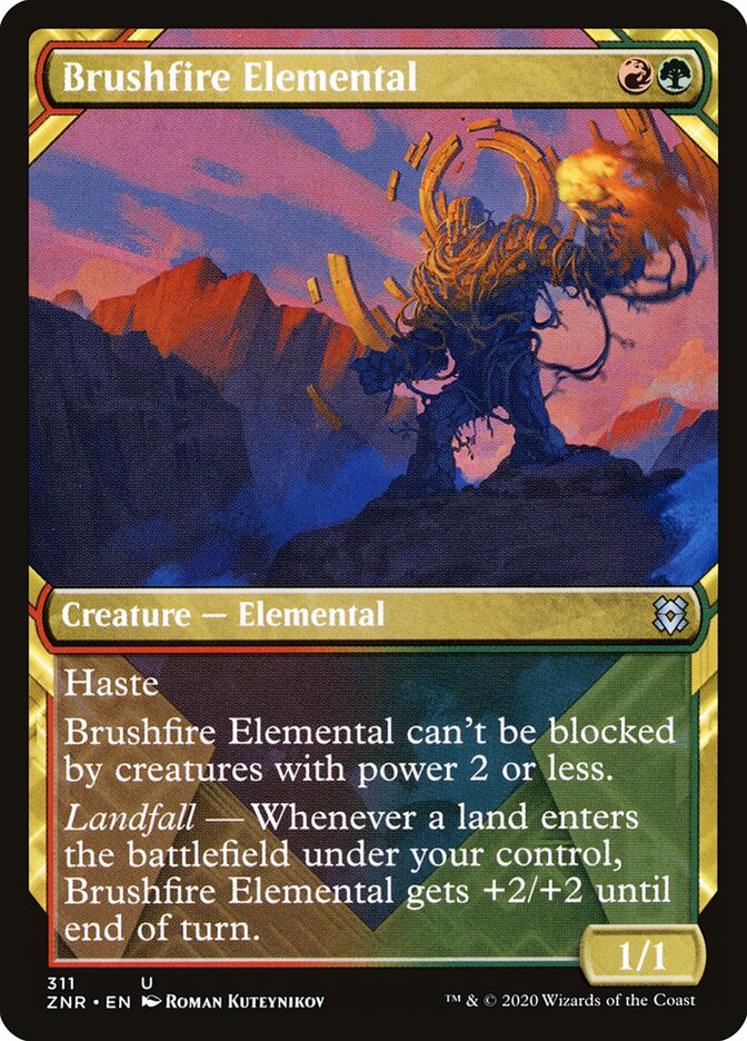 Brushfire Elemental — Zendikar Rising 311/406