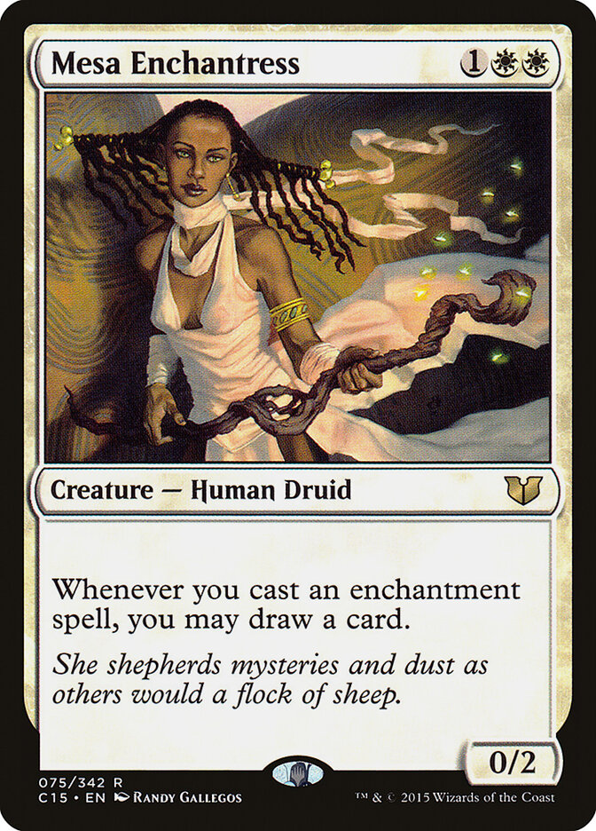 Mesa Enchantress — Commander 2015 75/342