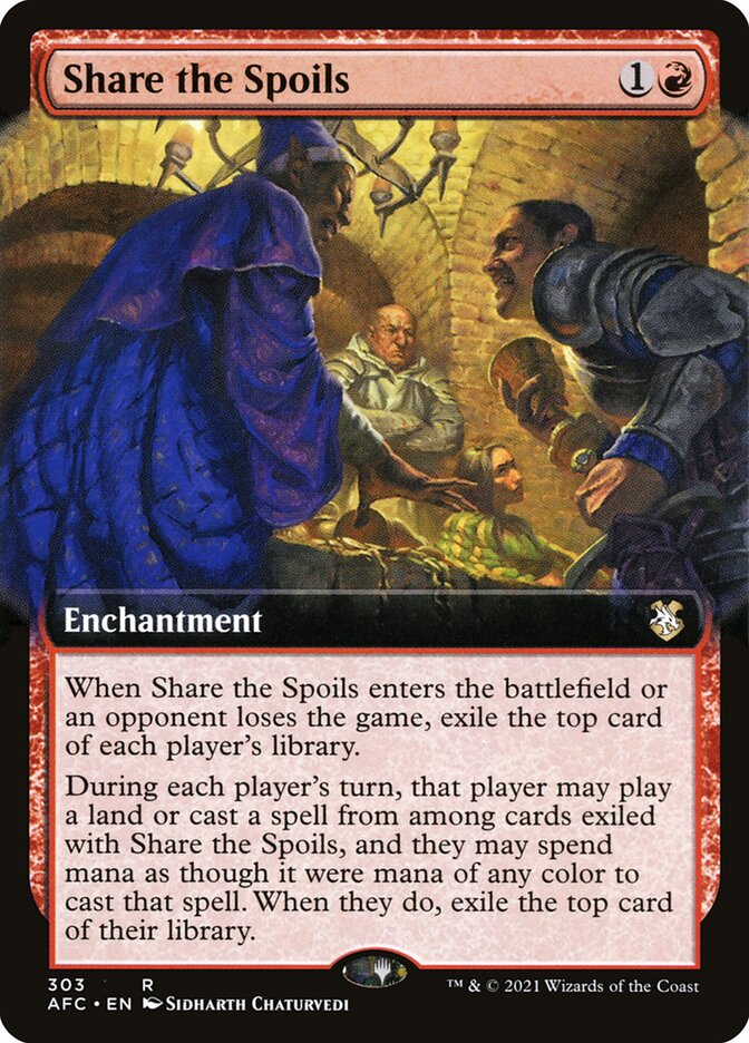 Share the Spoils — Forgotten Realms Commander 303/331