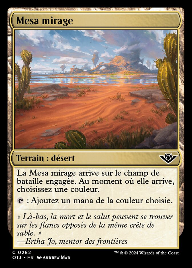 Mesa mirage — Outlaws of Thunder Junction 262/374