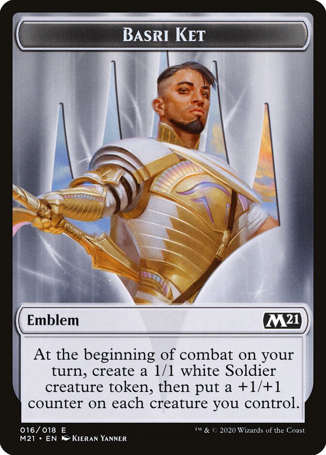 Basri Ket Emblem — Core Set 2021 Tokens 16/20
