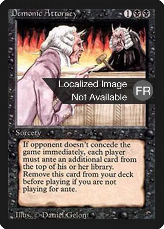 Avocat diabolique — Foreign Black Border 103/307