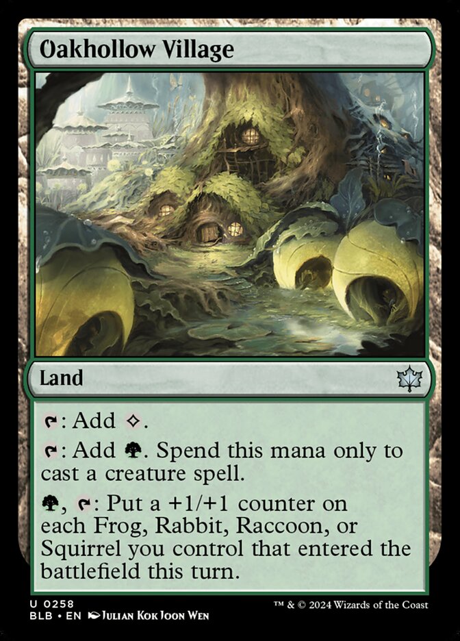 Oakhollow Village — Bloomburrow 258/398