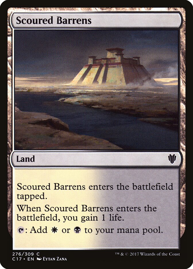 Scoured Barrens — Commander 2017 276/309