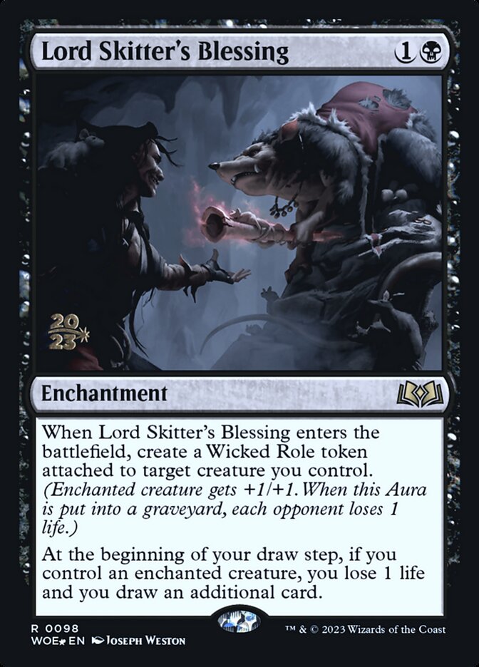 Lord Skitter's Blessing — Wilds of Eldraine Promos 98s/160