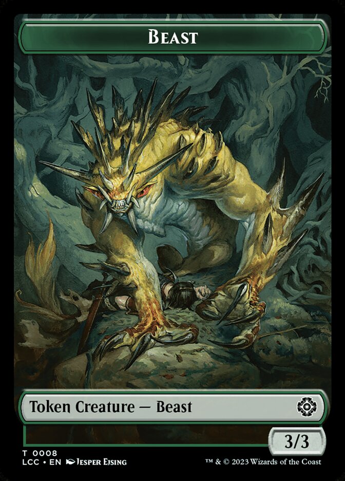 Beast — The Lost Caverns of Ixalan Commander Tokens 8/18