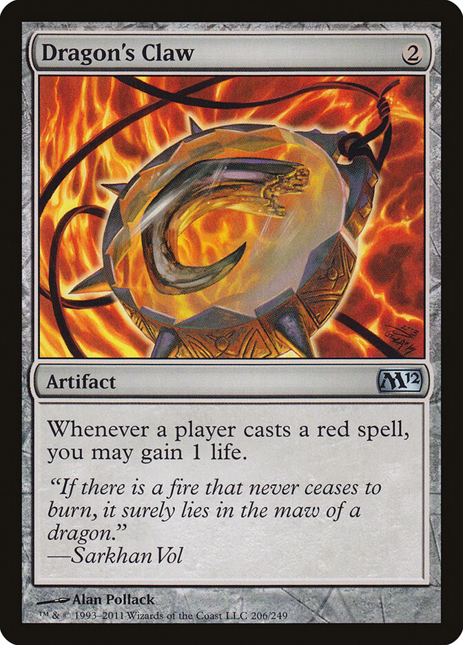 Dragon's Claw — Magic 2012 206/249