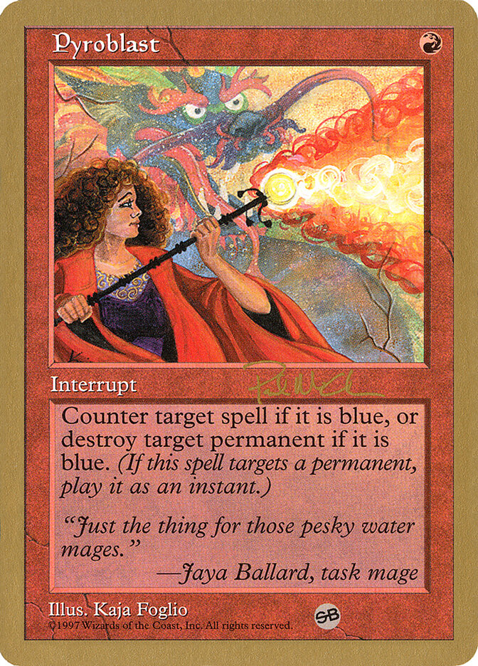 Pyroblast — World Championship Decks 1997 pm262sb/131