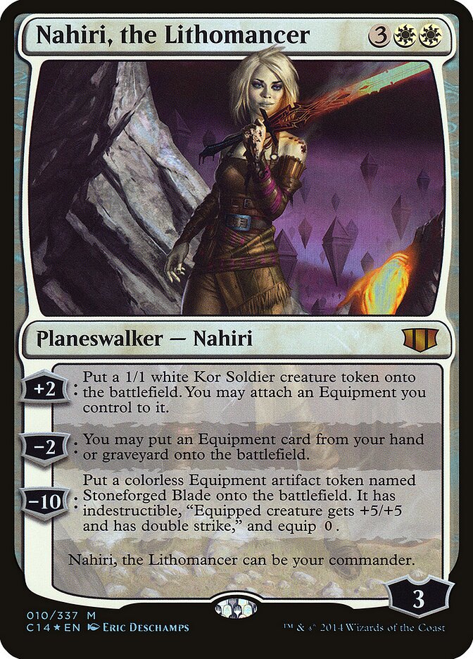 Nahiri, the Lithomancer — Commander 2014 Oversized 10/5