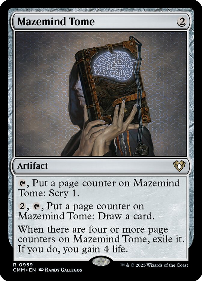 Mazemind Tome — Commander Masters 959/1067