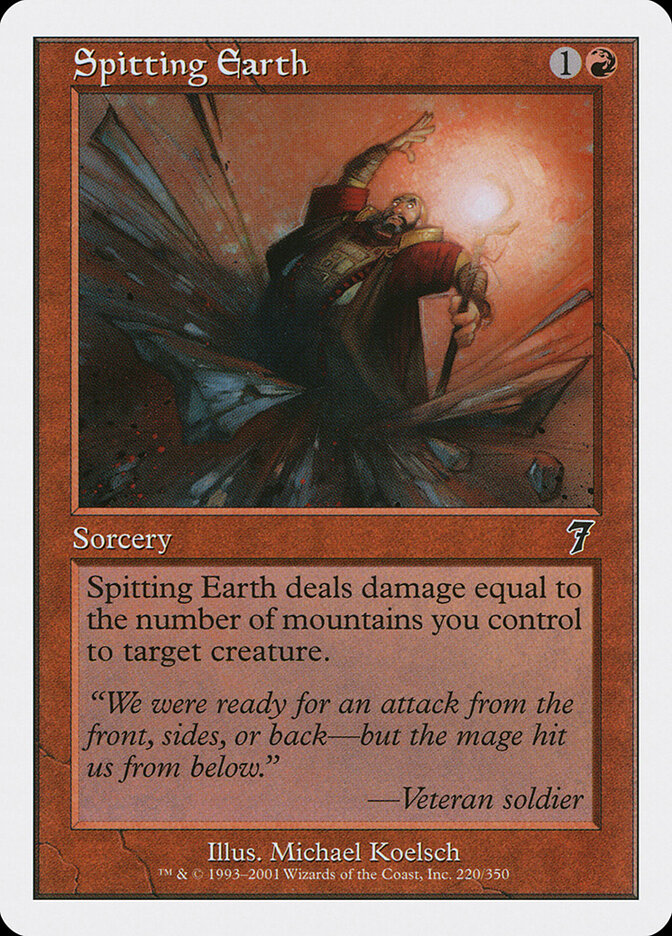Spitting Earth — Seventh Edition 220/708