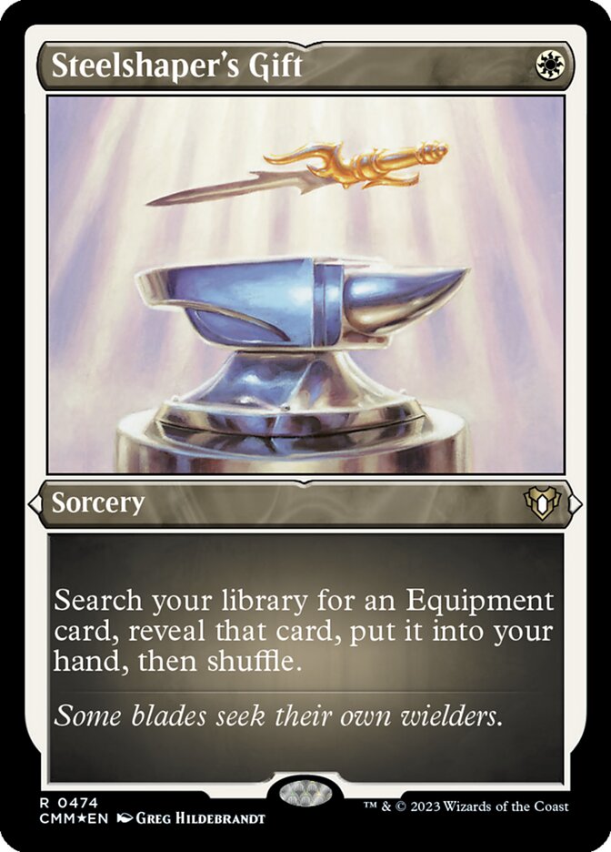 Steelshaper's Gift — Commander Masters 474/1067