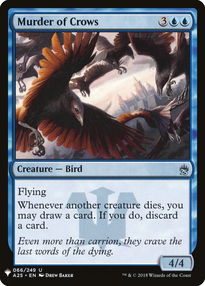 Murder of Crows — The List A25-66/5581