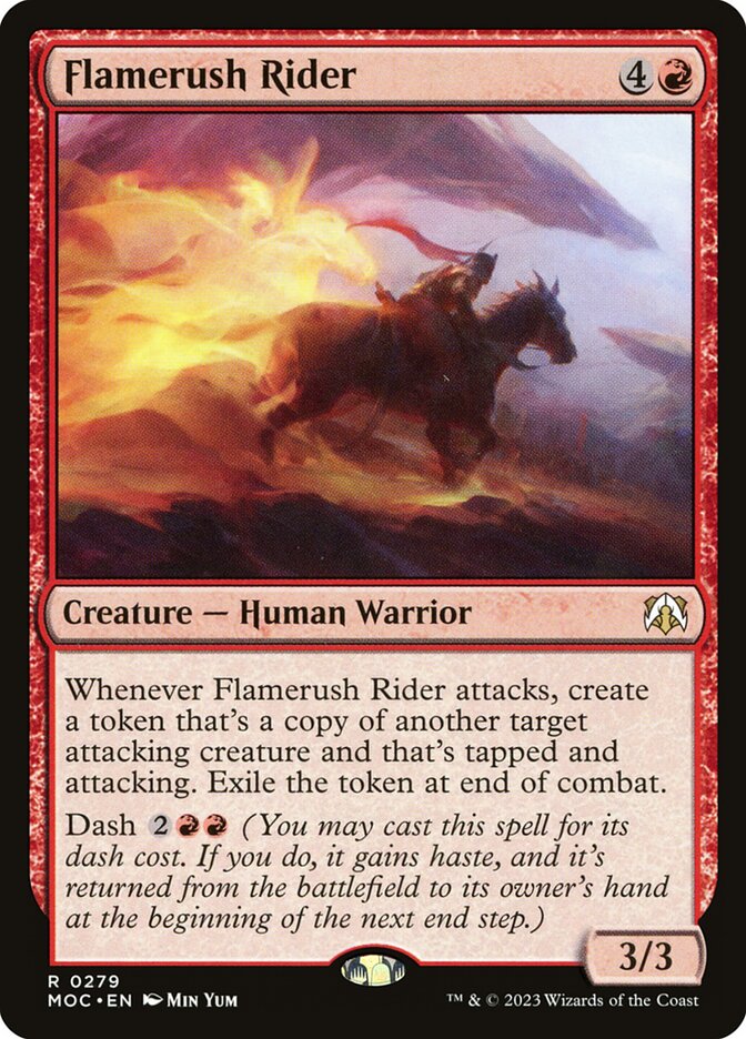 Flamerush Rider — March of the Machine Commander 279/450
