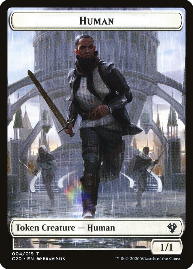Human — Commander 2020 Tokens 4/20
